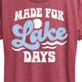 thumbnail image 3 of Instant Message - Made For Lake Days - Women's Short Sleeve Graphic T-Shirt, 3 of 6