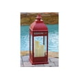 thumbnail image 7 of Smart Solar - San Nicola Triple LED Candle Lantern-Red, 7 of 7