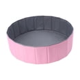 thumbnail image 3 of Parque infantil plegable para bebés, hoyo de bolas, piscina de bolas seca de doble capa, piscina de bolas estable, patio de juegos para interiores y rosa 120cmxH30cm Sunnimix parque infantil, 3 of 8