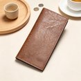 thumbnail image 3 of bestolf Men Slim Long Wallet Bifold Card Holder Wallet with ID Window Minimalist Card Wallet Gift for Father Husband (Dark Coffee ), 3 of 8