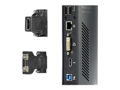 Kensington SD3500v 5Gbps USB 3.0 Dual 2K Docking Station - HDMI/DVI-I/VGA - Windows