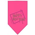 thumbnail image 4 of Happy New Year Rhinestone Bandana Bright Pink Large, 4 of 4