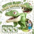 thumbnail image 6 of Dinosaur Water , Small Cartoon Squirt Toy Blaster for Summer Outdoor Fun, Pool Party Favor, Beach Games, and Backyard Water/Fights, Green, 6 of 6