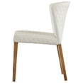 thumbnail image 3 of Pemberly Row Faux Leather Dining Side Chair in Off White (Set of 2), 3 of 7