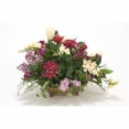 thumbnail image 1 of Distinctive Designs International 5026 Lilac- Freesia with Greenery in Oval Metal Tray, 1 of 1