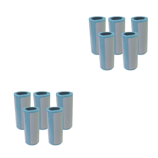 Sidaley Paquete de 10 rollos de papel térmico, resistente al agua, a prueba de aceite, resistente a los arañazos, impresora para hacer Type2 NO2