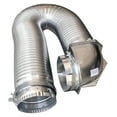 thumbnail image 3 of 084718 All Metal SAF-T Single Elbow Dryer Vent Duct Kit, UL Listed, 4" Diameter x 8' Length, Silver - Durable & Fire-Resistant, 3 of 6