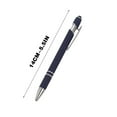 thumbnail image 3 of HAOAN Ballpoint Pen with Stylus Tip  Soft Touch Click Metal Pen  1.0mm Medium Point  Black Ink  10 Count, 3 of 4