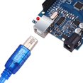 thumbnail image 3 of UNO R3 Board ATmega328P avec Câble USB (Compatible Arduino) pour Arduino, Tension d'Entrée 7-12V, 16mhz, 14 Numériques 1/0 Broches Support PWM, SRAW 2KB, Compatible avec RPi 4B/3B+/3B/2B+/Zero/Zero W, 3 of 6
