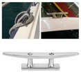 thumbnail image 1 of Qiilu Marine Cleat,Stainless Steel Base Cleat Mirror Polished Boat Accessory Base Cleat Marine Rope Base,Boat Base Cleat, 1 of 7