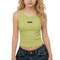 thumbnail image 2 of Tsesme Summer Sleeveless T-Shirt for Girls, Round Neck Slim Fits Crop Tank Tops, Summer Breathable Comfy Tanks 2-14 Year, 2 of 9