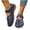 Navy, variant on Tbopshirt Women Summer Sandals Closed Toe Trendy Comfortable Flat Sandals Beach Vacation