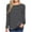 Black, variant on Ankola Womens Striped Printed Long Sleeve Shirt Casual Crew Neck Tops Fall Fashion Loose Fit Blouses Tops