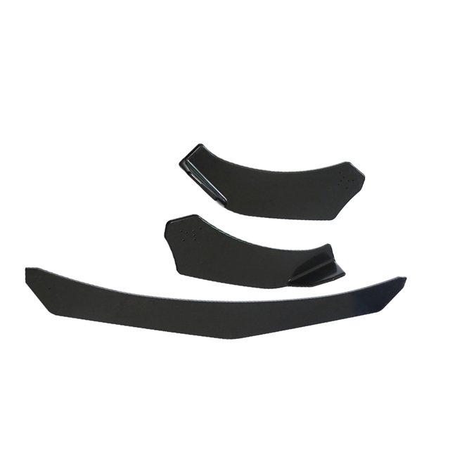 Pala frontal automóvil Kits de cuerpo de parachoques de barbilla de labio delantero de 3 piezas de U Romacci Pala frontal automóvil