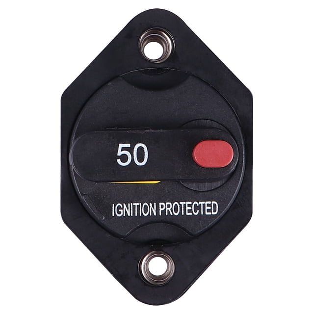 MOKKHNB 1Pcs Disjoncteur PVC Noir pour Protection d'Appareils Électriques RV