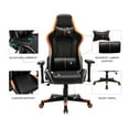 thumbnail image 3 of Racing Style Gaming Chair Height Adjustable Swivel Rocker with Headrest and Lumbar Pillow,Orange, 3 of 7