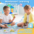 thumbnail image 4 of ROXANEPIG Talking Flash Cards for Toddlers 1 2 3 4 Year Olds, Montessori Language Learning with 224 Words, Pocket Speech Therapy Tools, and Speech Development Educational Playthings for Children, 4 of 7