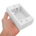thumbnail image 4 of Surface Mount Electrical Box White ABS 1Pack, 4 of 8