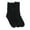 Black, variant on Kids' Cotton Seamless Toe Casual Crew Sock (Pack of 3)