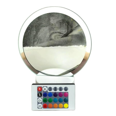 

Desheus Quicksand Art Painting Night Light 16 Colors Remote Control 3D Dynamic in Motion Sand Art Glass Moving Sandscape Home Decoration Birthday Gift