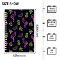thumbnail image 2 of FORMRS 1-Subject Spiral Notebook 8" x 5" College Ruled 60 Refillable Sheet A5 Hard Cover, 2 Pack, Neon Tropical Pattern, 2 of 7