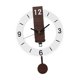 thumbnail image 2 of Reloj de pared acrílico decorativo silencioso sin tictac redondo nórdico colgante reloj hogar Blanco, 2 of 9