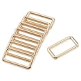 thumbnail image 1 of Unique Bargains 38x15mm Rectangle Buckles Zinc Alloy Gold Tone 8Pack, 1 of 5