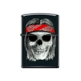 thumbnail image 1 of Zippo 218-051858 Hippy Skull Black Metal Finish Windproof Lighter, 1 of 1