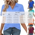 thumbnail image 3 of Shihyeh Women's V-Neck Polo Shirts UPF 50+ Short Sleeve Sun Protection Quick Dry Golf Polos Collared Shirt, 3 of 8