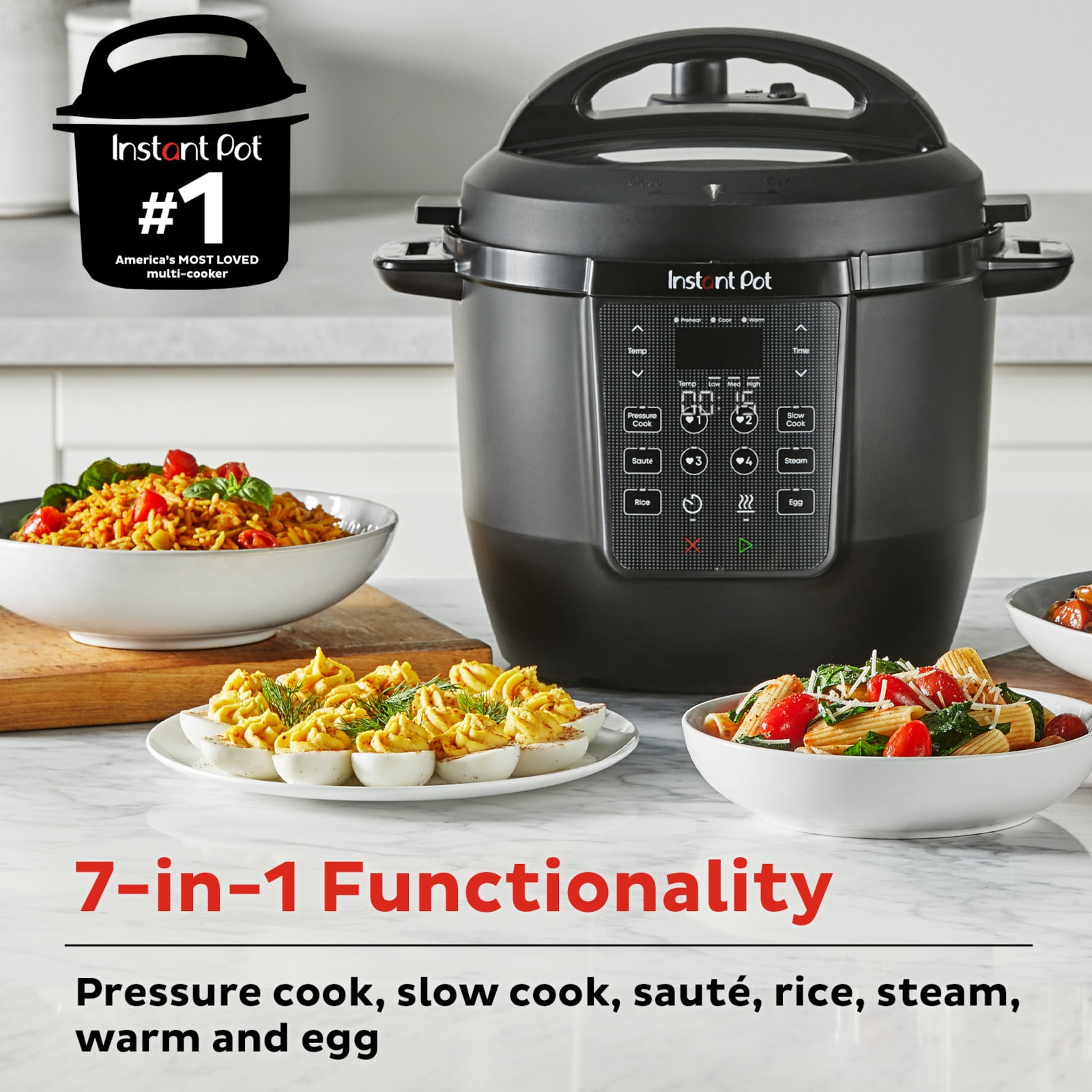 Instant Pot RIO 6qt 7-in-1 Electric Pressure Cooker & Multi-Cooker