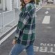thumbnail image 4 of Blusas de otoño con cuello en V para mujer Estilo casual de un solo pecho Traje de diario de corte holgado FLhrweasw Para estrenar, 4 of 8