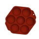 thumbnail image 3 of Inteprter Molde grande de media bola para pastel, molde de silicona para Chocolate, galleta, hielo, caramelo, hornear Herramientas y accesorios para hornear Rojo, 3 of 6
