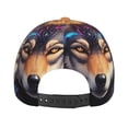 thumbnail image 6 of Xecao Colorful Wolf Head for Baseball Cap: Unisex, crafted from classic polyester twill fabric, featuring a soft unconstructed design, 6 of 9