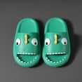 thumbnail image 6 of hirigin Kids Cartoon Shark Sliders Boys Girls Non-Slip Summer Beach Shoes Bathroom Shower Pool Slippers, 6 of 6