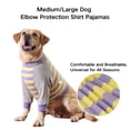 thumbnail image 5 of Harikaji Dog Elbow Protector Shirt for Calluses, Dog Leg Recovery Suit to Prevent Licking Wound, Dog Shirt Pajamas for Small Medium Large Dogs Blue L, 5 of 7