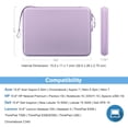 thumbnail image 2 of Funda rígida para ordenador portátil FINPAC de 15,6 pulgadas, color lila, para Acer HP, 2 of 7