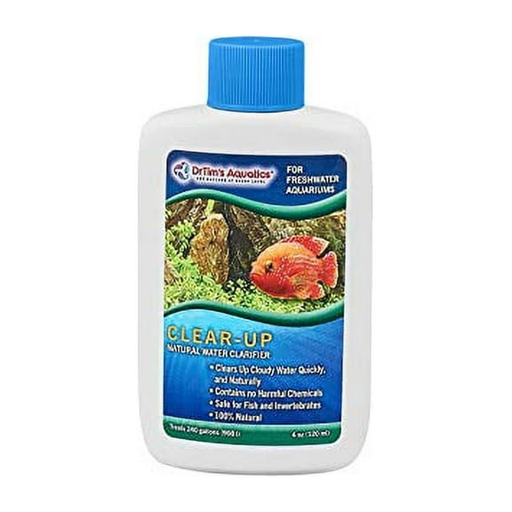 DrTim's Aquatics Clear Up Natural Water Clarifier, Freshwater 4 oz