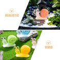 thumbnail image 3 of unbranded 6Pcs Resin Snail Statues with Glow in The Dark Effect for Indoor and Outdoor Garden Decor, 3 of 8