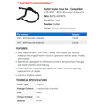 thumbnail image 2 of Outlet Heater Hose Set - Compatible with 2007 - 2013 Chevy Avalanche 2008 2009 2010 2011 2012, 2 of 2