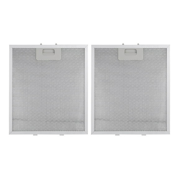Homelife 2Pcs Metal Cooker Hood Filter 320x260mm Easy Install Remove Aluminum Grease Filter Universal Mesh Extractor Filter for Baumatic CBCB9201 AL260319