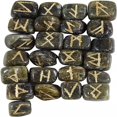 thumbnail image 3 of Harmonize Labradorite Stone Tumbled With Rune Alphabet Symbol Reiki Healing Crystal Spiritual Gift, 3 of 4