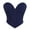 Navy, variant on Waist trainer for women,Fashion Casual Solid Neck Underbust Corset Belt Shapewear Top