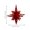 Red_New#4, variant on Christmas Hanging Ornaments with Pre-Strung Ribbons, Reusable Assorted 3D Designs for Christmas Tree, Indoor Holiday Decor and Gift Giving