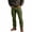 03# Army Green, variant on Men's Heavyweight Cotton Cargo Pants Classic Twill Utility Work Trousers Casual Hiking Sweatpants Relaxed Fit XS-2XL