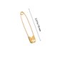 thumbnail image 2 of unbranded 250Ud Alfiler De Acero Con Seguro Dorado Para Accesorios De Y Organización En Hogar, 2 of 5