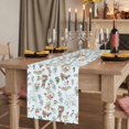 thumbnail image 2 of Table Runners 72 Inches Long Dress Scarves, Bunny Floral Easter Farmhouse Kitchen Table Runner, Coffee Tablerunners, Elegant Pastoral Spring Floral Rabbits 16x72 Inch, 2 of 9