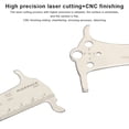 thumbnail image 2 of For Bicycle Chain Checke Ruler Stainless Steel Measuring Ruler Silver Chain Checking Cycling Replacement New High Quality, 2 of 10