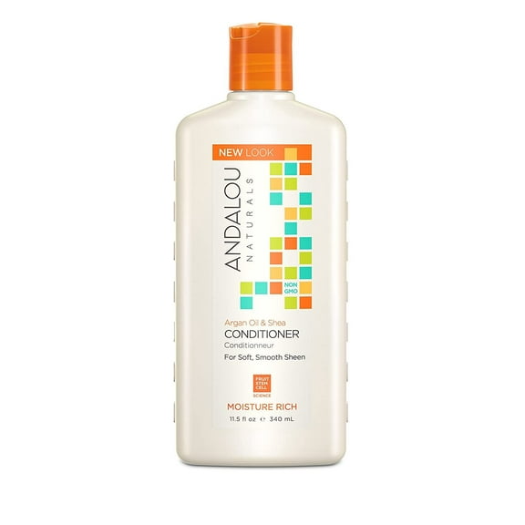 Andalou Naturals Moisture Rich Conditioner Argan And Sweet Orange - 11.5 Fl Oz
