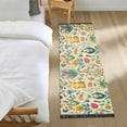 thumbnail image 3 of Yayeee Runner Rug for Bedroom 2'x6' Machine Washable Hallway Non Slip Mat, Floral Animals, 3 of 8