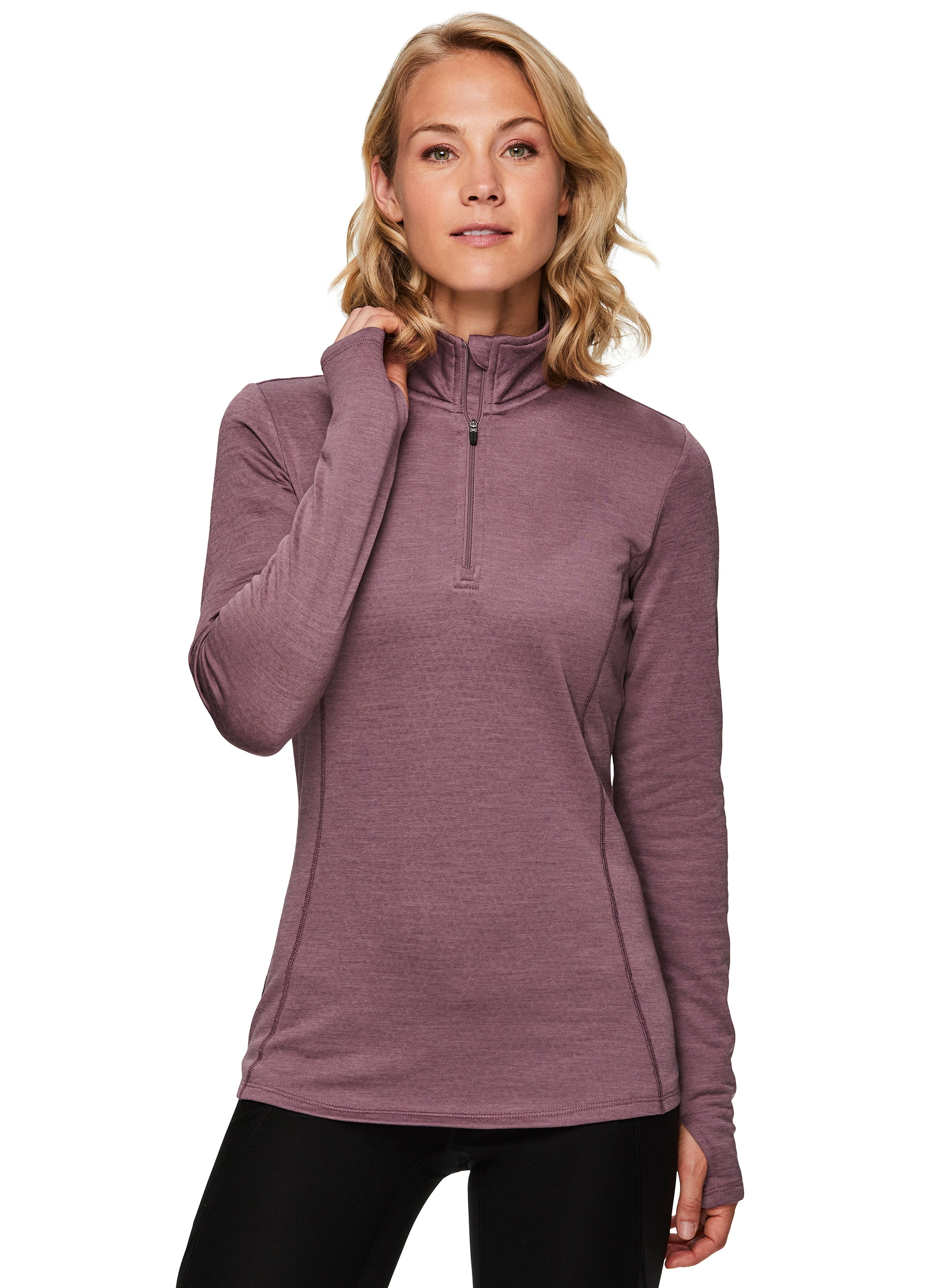 RBX - RBX Active Women's Long Sleeve Athletic Training Thermal Fleece